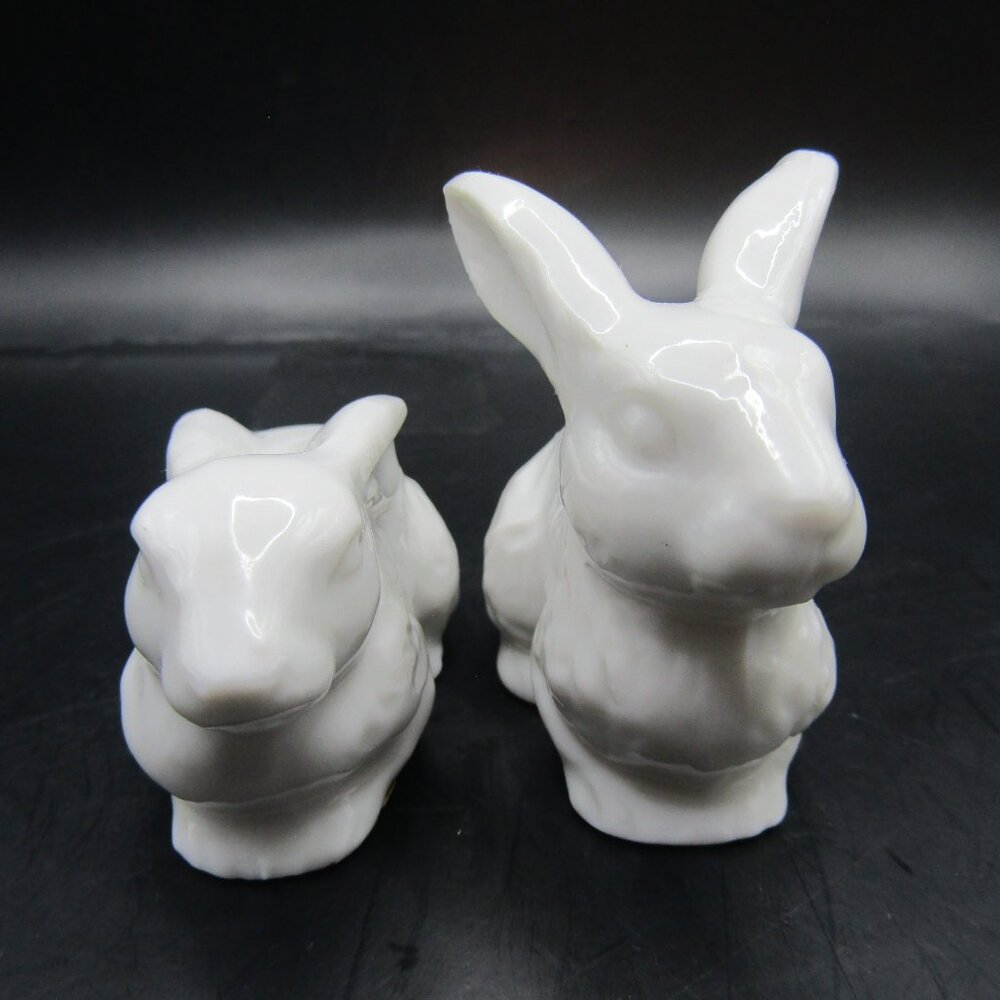 Two Otagiri Porcelain Rabbit Figurines - Picture 7 of 13
